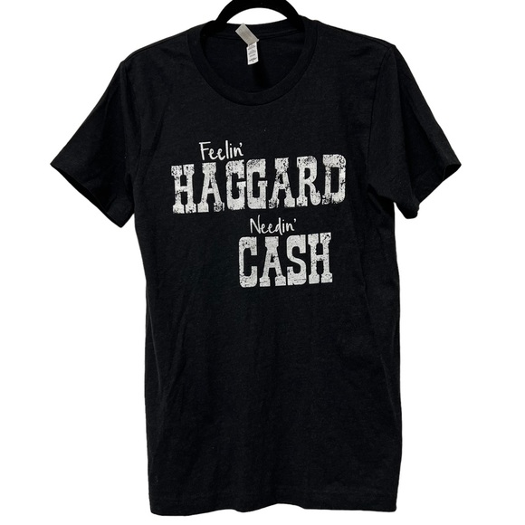 Bella Canvas Tops - Bella Canvas Feelin Haggard Needin Cash Women’s Tee Shirt Size Small